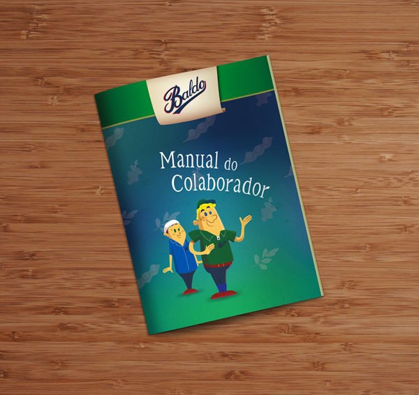 Diagramação de cartilha - manual do colaborador