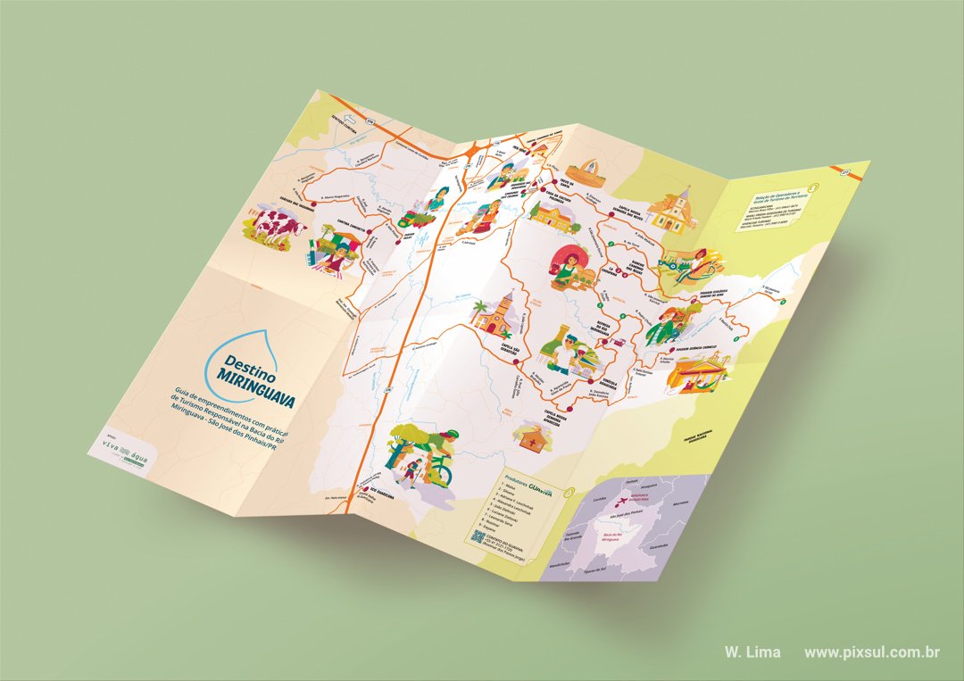 Criação de Mapa Turístico - Miringuava