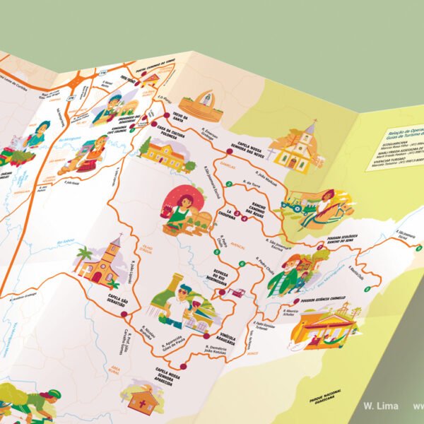 Criação de Mapa Turístico - Miringuava